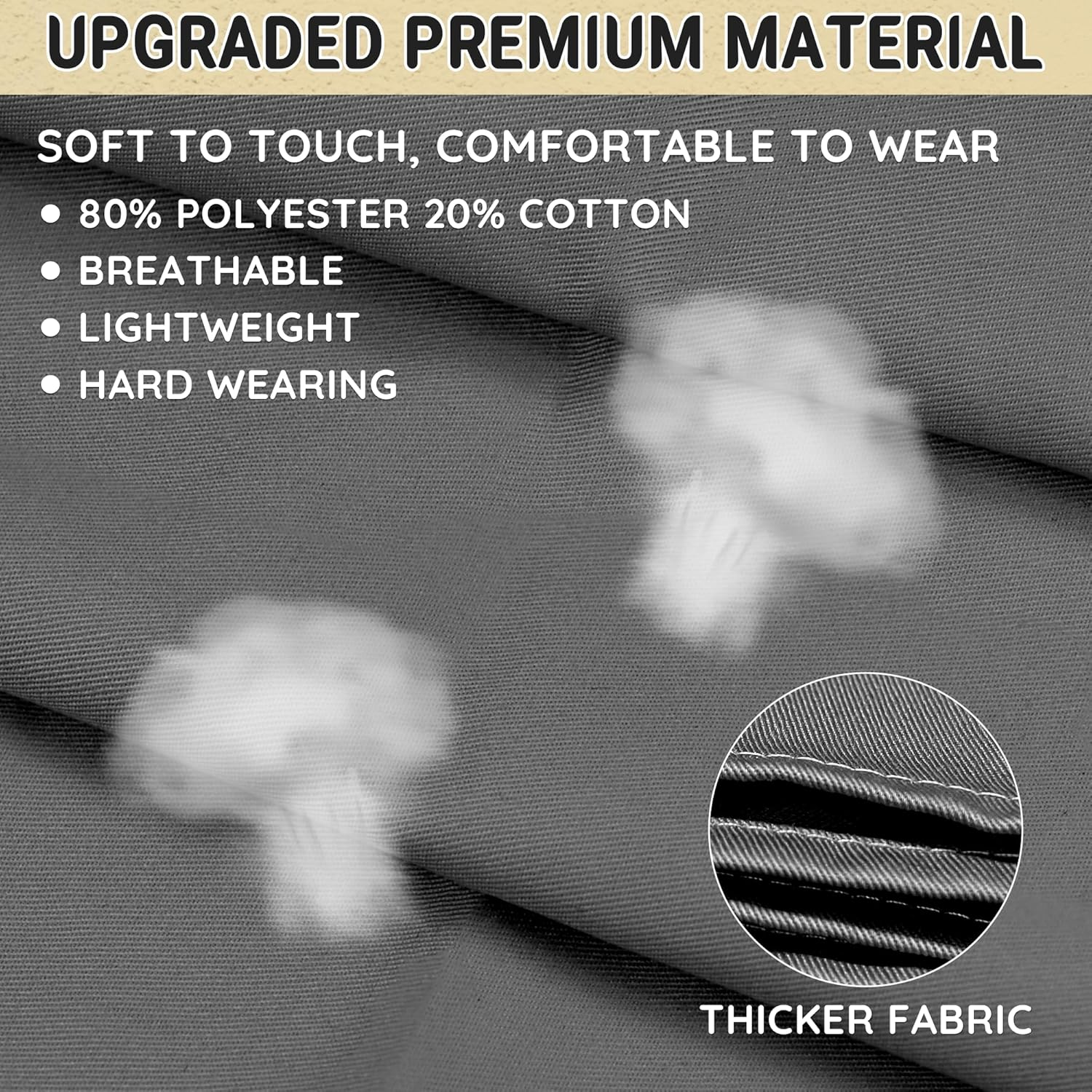 Chef Apron for Men and Women Wash Free Bib Apron with 2 Pockets Water & Oil Proof Adjustable Aprons Professional for Cooking Kitchen Gardening Painting BBQ - Blue image number 5