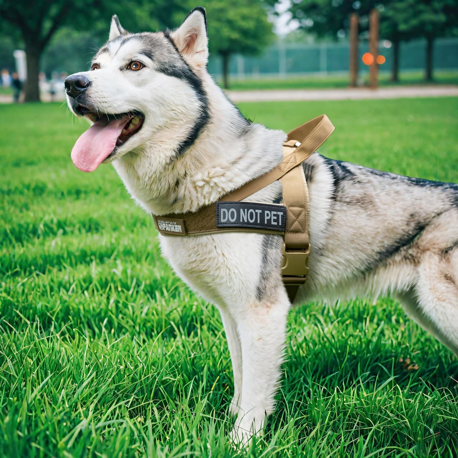 Excellent Elite Spanker Tactical Dog Harness Vest Adjustable Nylon Pet Dog Harness for Small Medium and Large Dogs(Coyote Brown-S) image number 6