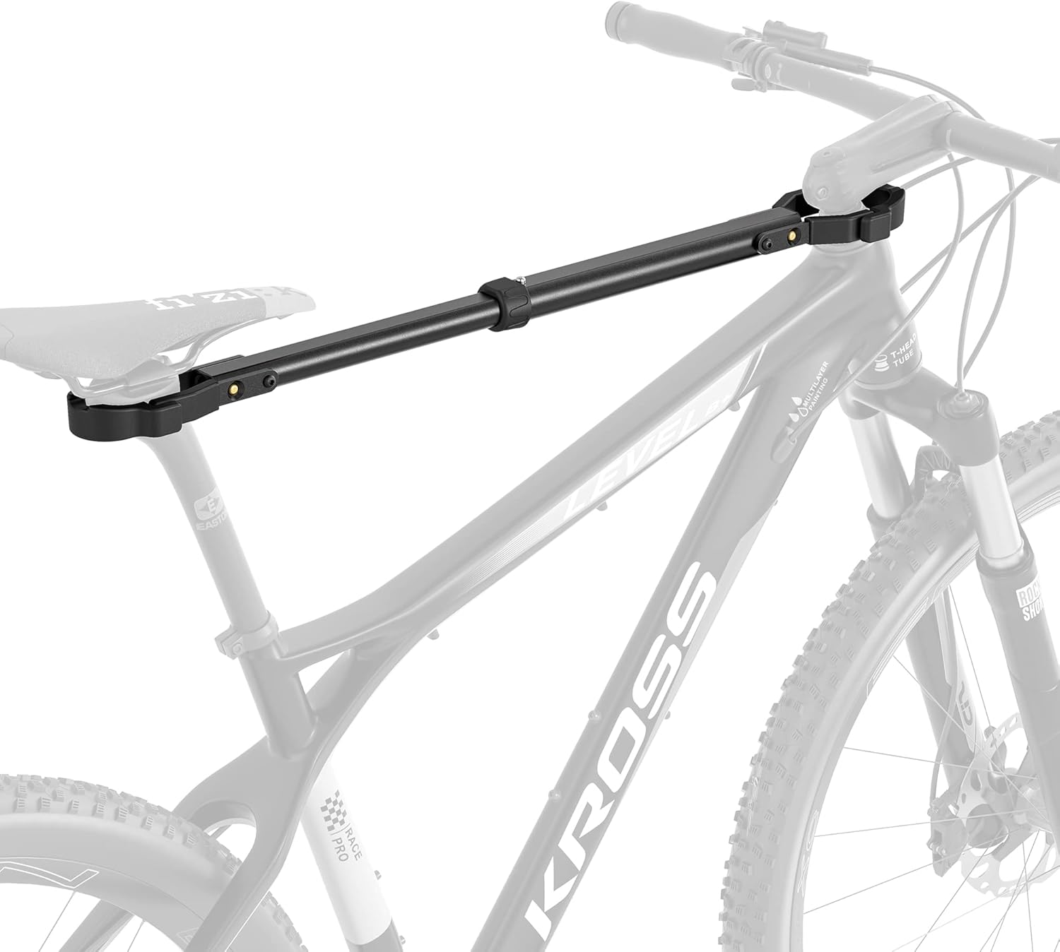 Bike Crossbar Adapter for Bike Carrier (32Kg) - Top Tube Crossbar Adjustable - Bicycle Adapter Bar for Low Steps, Bmxs, Women and Kids Bikes (Bike Crossmember) image number 3