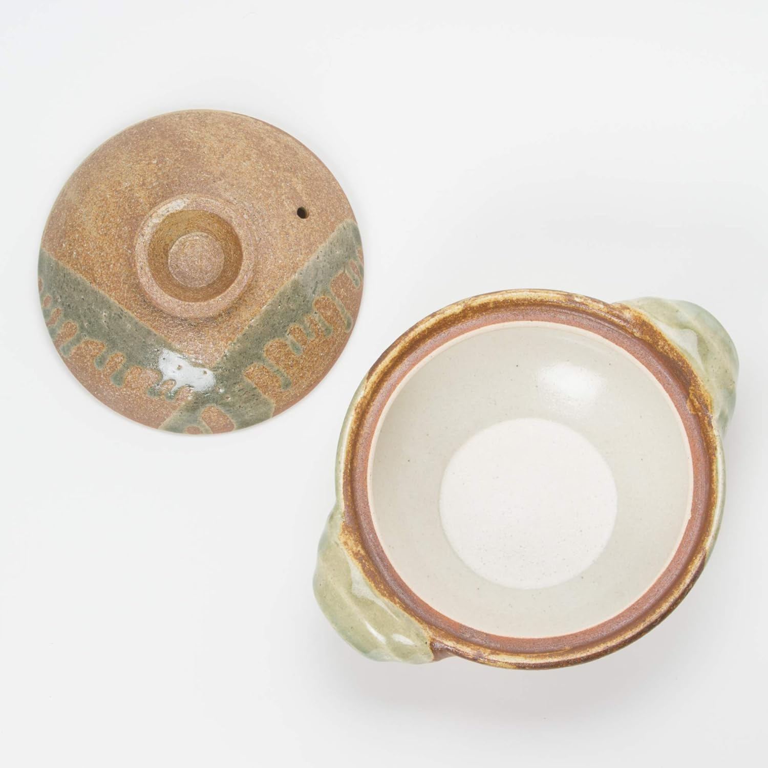 Hase Seien Potter, IGA, Approx. 8.3 Inches (21 Cm), Approx. 28.7 Fl Oz (800 Ml), Direct Fire, Microwave, Oven Safe, IGA Glaze, Brown, Made in Japan ANI-21