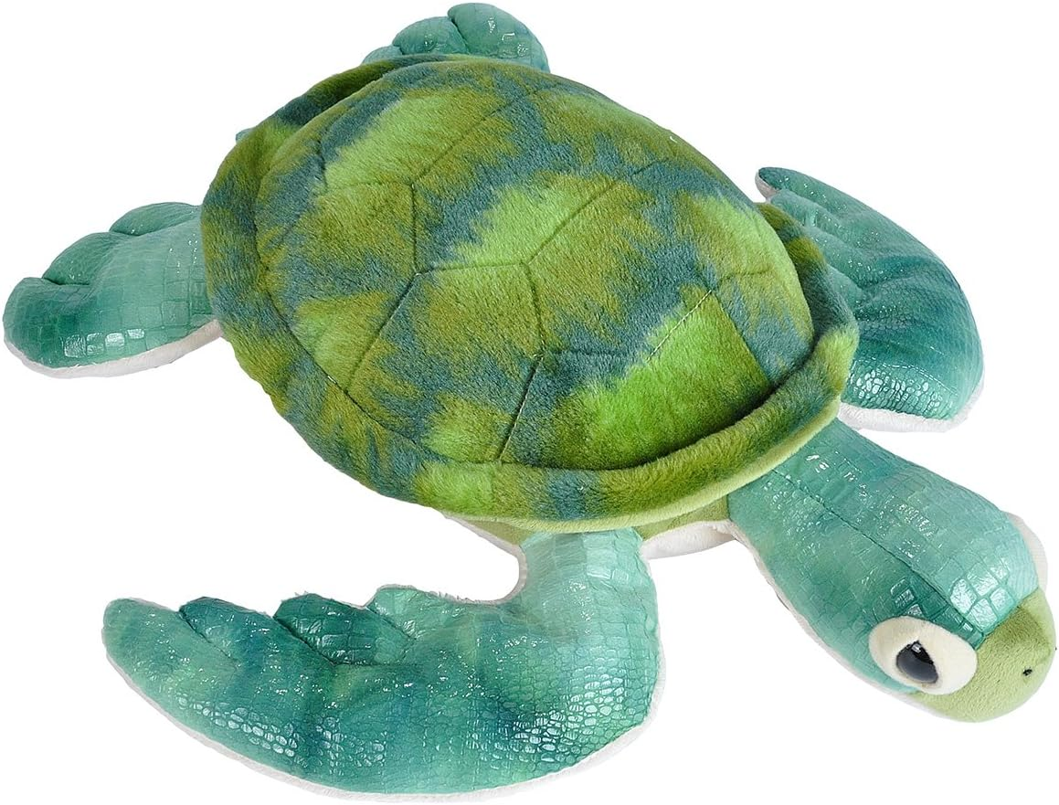 Wild Republic Sea Turtle Plush, Stuffed Animal, Plush Toy, Gifts for Kids, Living Ocean 23 Inches image number 5