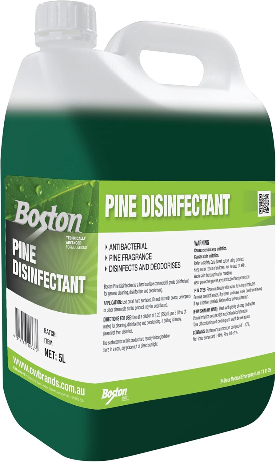 Boston Pine Disinfectant 5 Litre