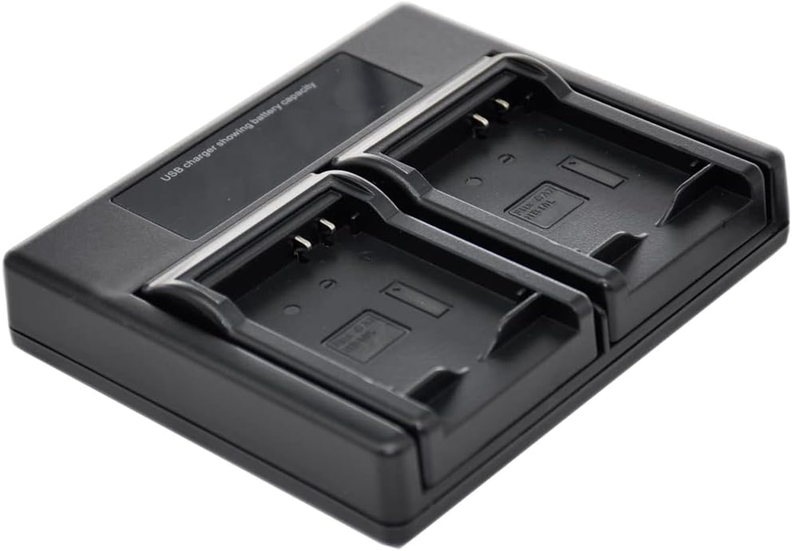 NP-FM500H Battery Charger USB Dual for Sony NPFM500H a 100 a 200 a 300 a 560 a 700 a 850 Alpha DSLR-A100 A200 A300 A350 A450 A500 A550 A580 A700 A850 A58 A99 A560 A900B SLT-A65 A57 A77 II A77V SLT-A99 image number 2
