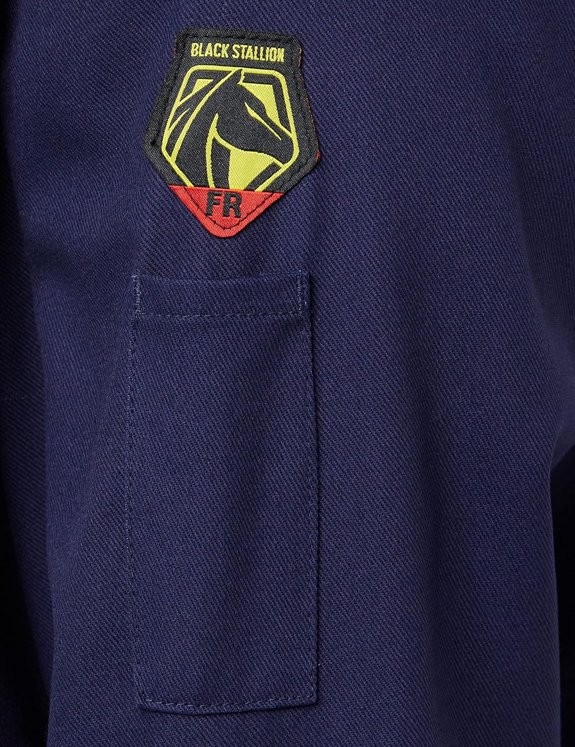 Black Stallion REVCO - FN9-30C-M FN9-30C 30" 9Oz. Navy FR Cotton Welding Jacket, Large (Medium) image number 3