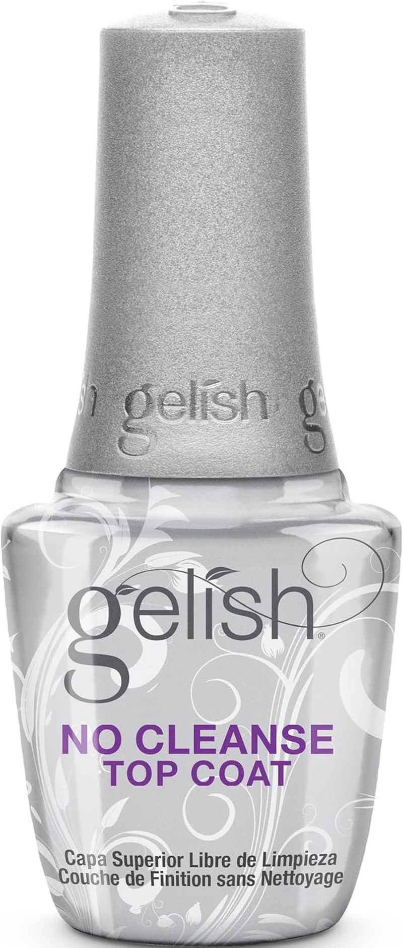 Gelish No Cleanse Top Coat Gel Polish, 15 Ml image number 4
