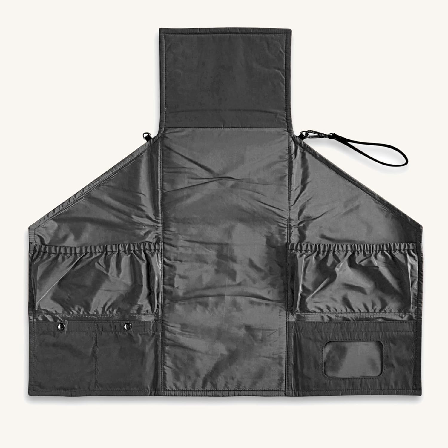 BEN & ELLIE BABY Nappy Change Mat Set with Refillable Wipes Case - Nappy Changing Mat, Waterproof Baby Change Pad for Travel (Georgie Gunmetal Portable with Maxi Mint Geometric) image number 5