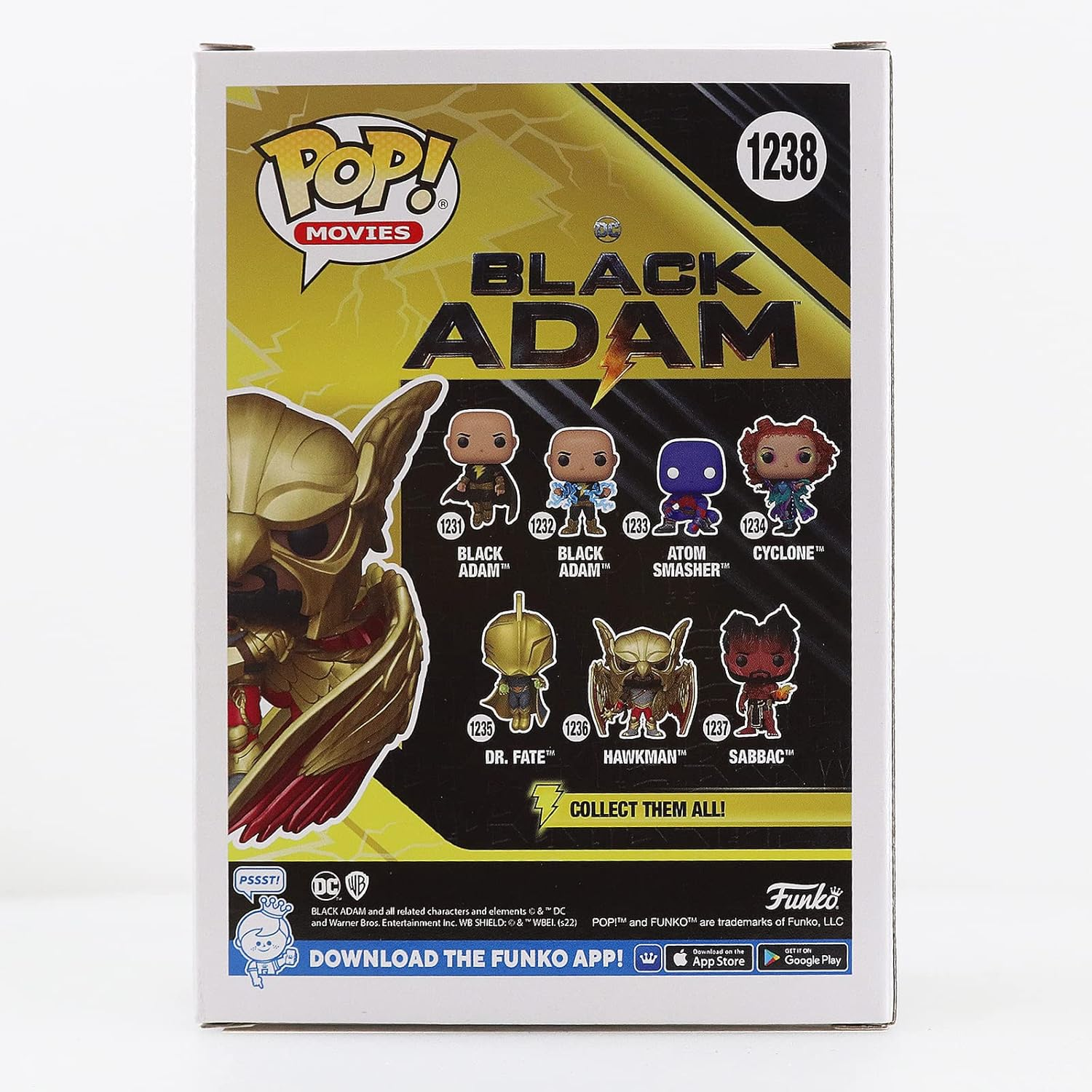 Funko Pop! Black Adam (2022) - Hawkman Vinyl Figure, 4.91-Inch Height image number 2