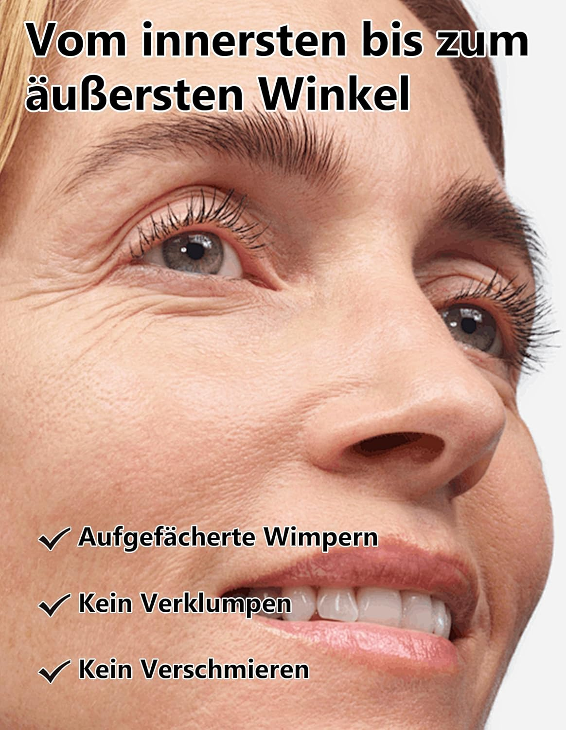 Erinde Pack of 2 Black and Brown Mascara with Fine Brush, Waterproof Mascara, Long-Lasting and Smudge-Proof Mascara, Extremely Volume, Natural Long Eyelashes, Swinging & Voluminous, Clump-Free