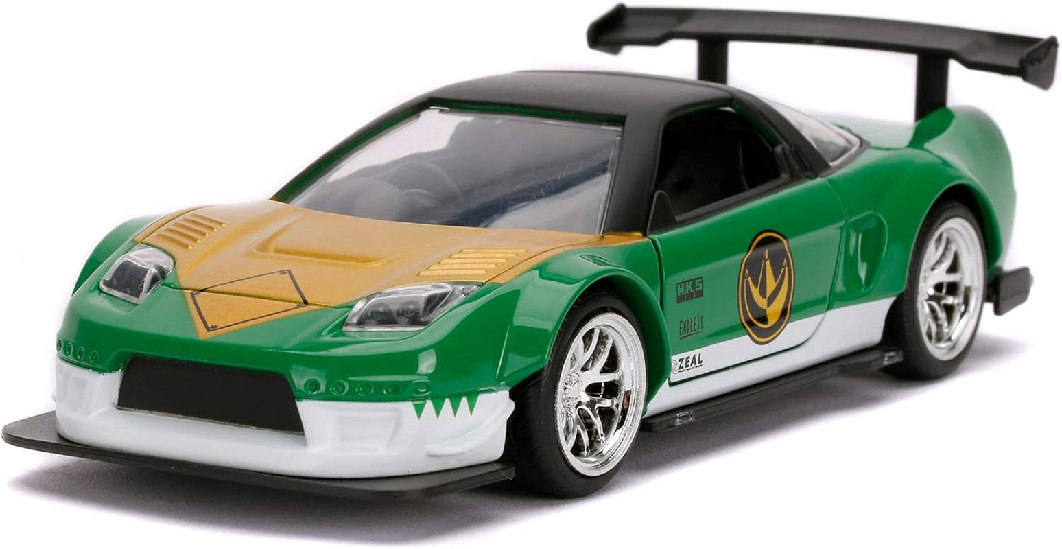 Jada Toys Power Rangers 1:32 Green Ranger 2002 Honda NSX Type-R Die-Cast Cars image number 1