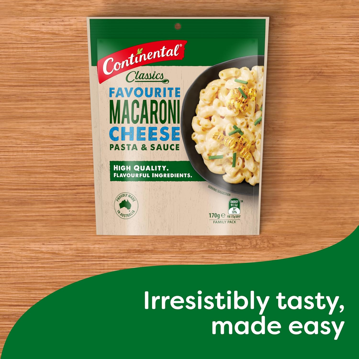 Continental Classics Macaroni Cheese Pasta & Sauce Family Pack 170 G image number 1