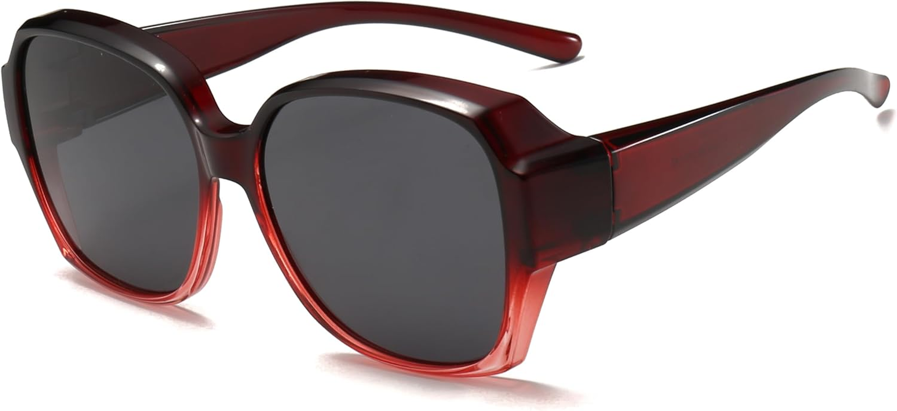 Duduma Oversized Sunglasses over Glasses for Women - Polarised Fit over Sunglasses for Glasses Wearers Men & Women with UV400 Protection Wrap around Driving Shades