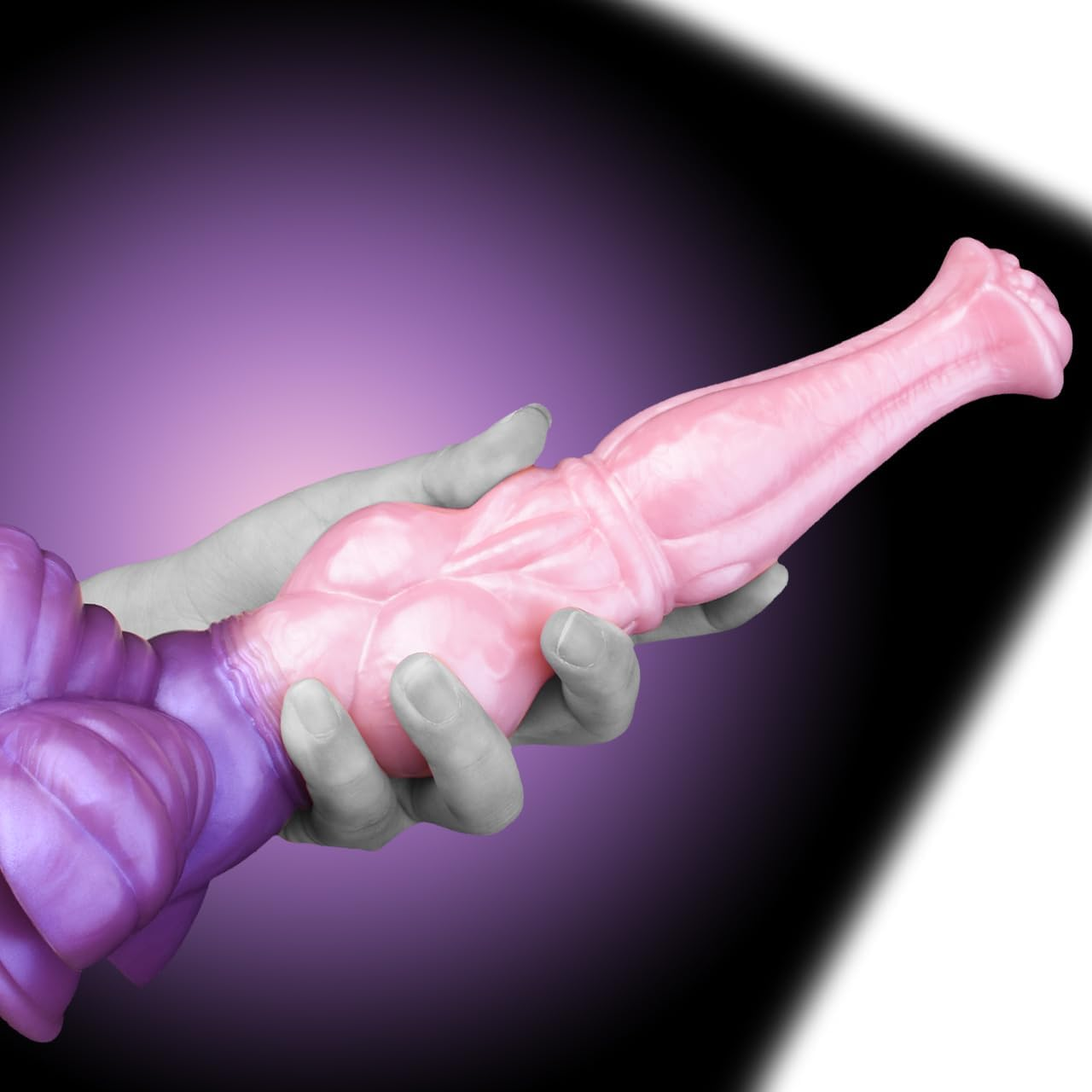 The Queen'S Rider,Nnsx Horse Fantasy Cosplay Knotted Dildo,Adult Sensual Silicone Sex Toy,8,8'' Insertable Masturbation Device for Vaginal and Anal Pleasure image number 3