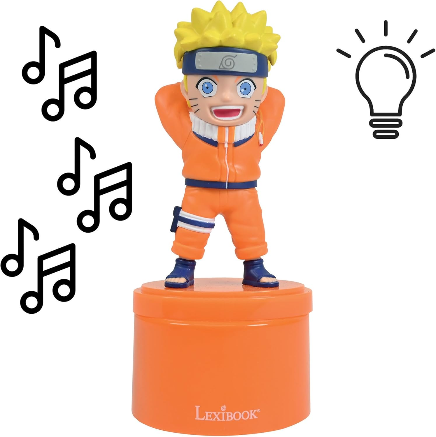 Lexibook, Naruto NS02NA Bluetooth Night Light with Speaker