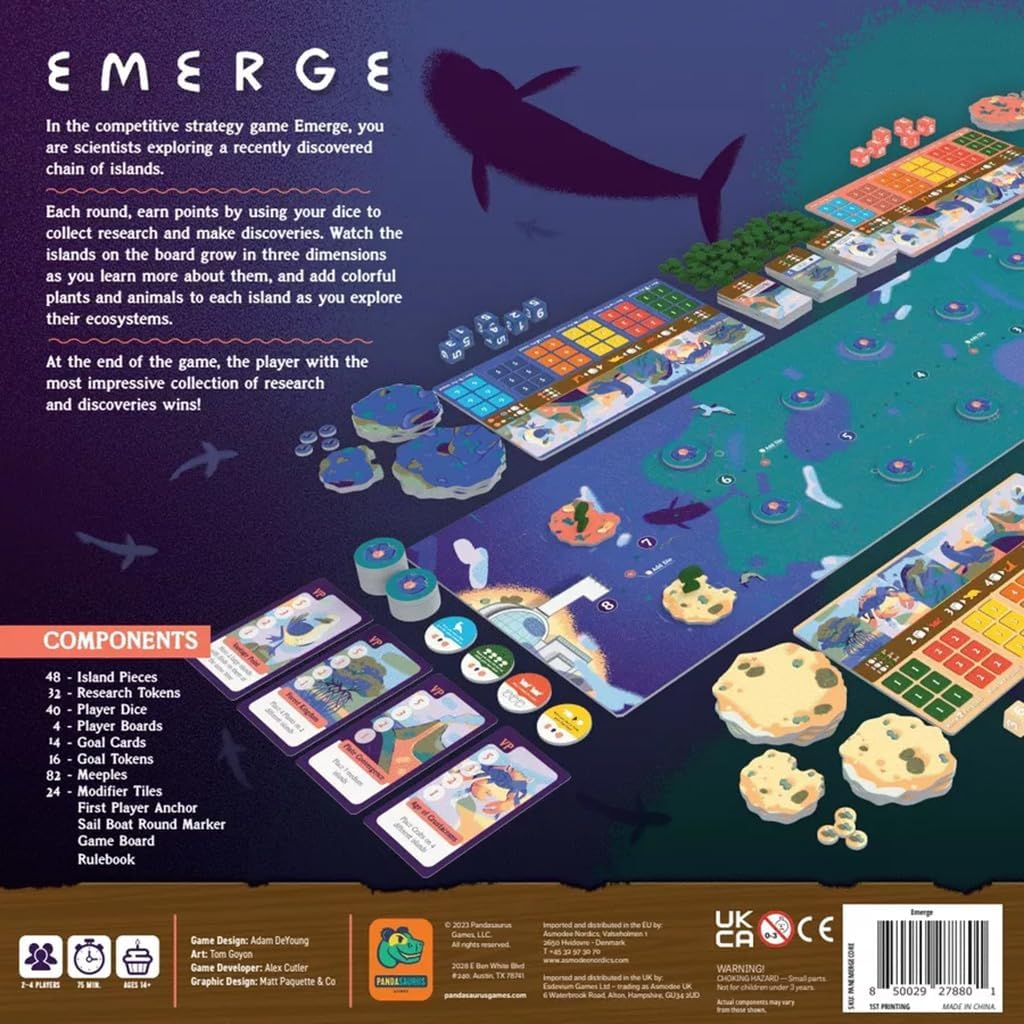 Pandasaurus Games Emerge Board Game for 2-4 Players image number 4