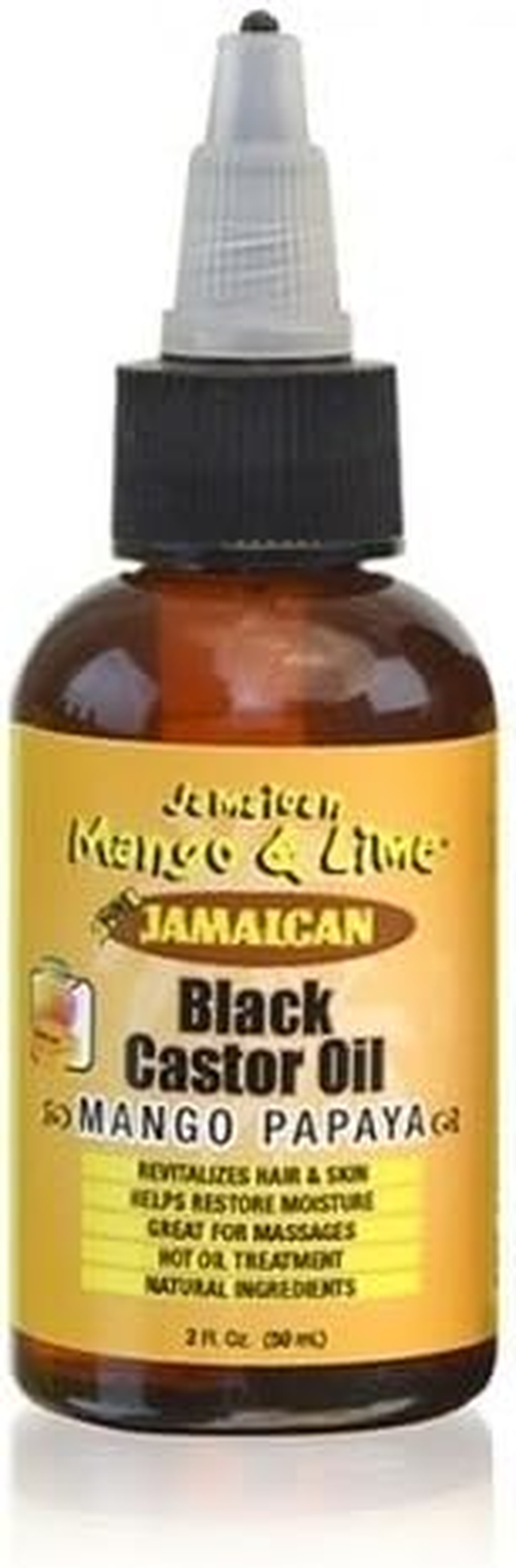 Jamaican Mango and Lime Black Castor Oil, Original, 2 Ounce image number 3