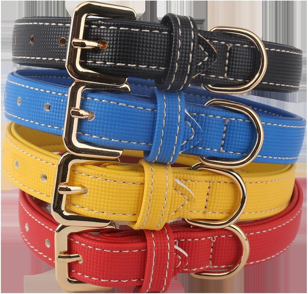 Patapalooza Leather Dog Collar, Strong and Adjustable, Ideal for Training and Walking, Stylish and Durable Style. image number 1