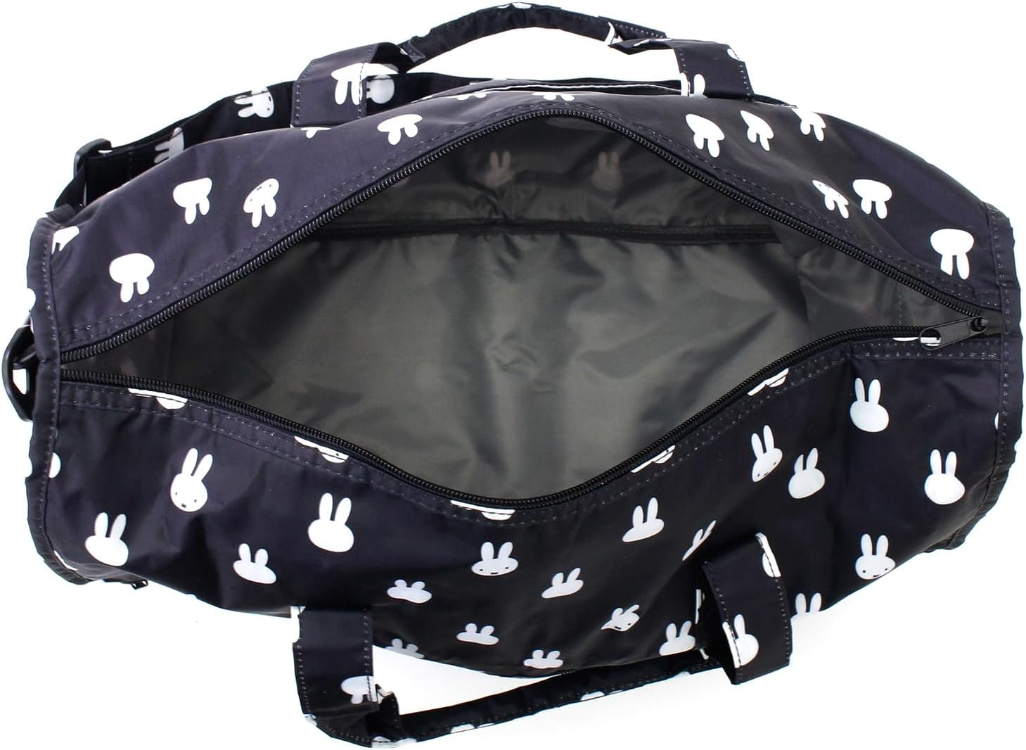 Hapitas Folding Bag, Small and Large Use, Carry On, Convenient for Traveling, Medium Boston B115 Menyface Black, 中型 image number 5