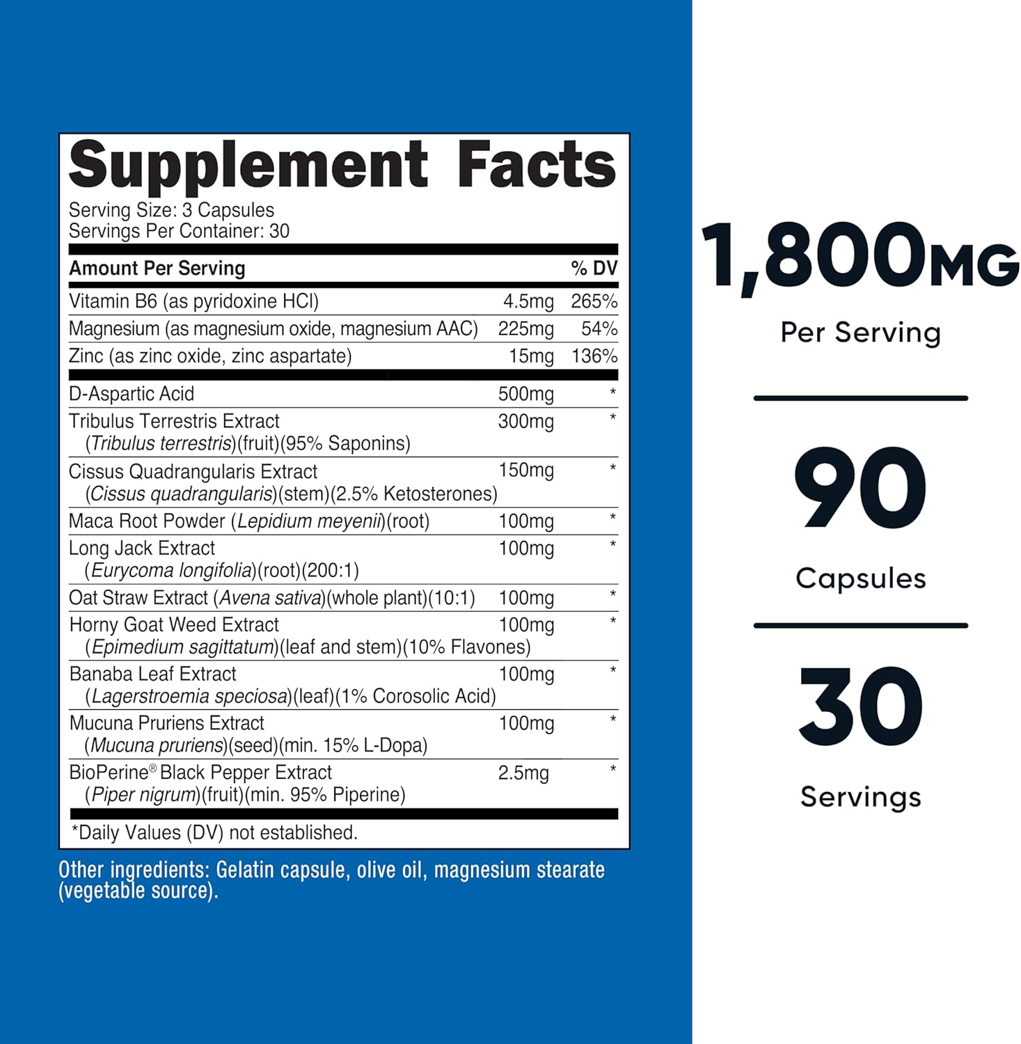 Nutricost Testosterone Complex 1 Bottle image number 1