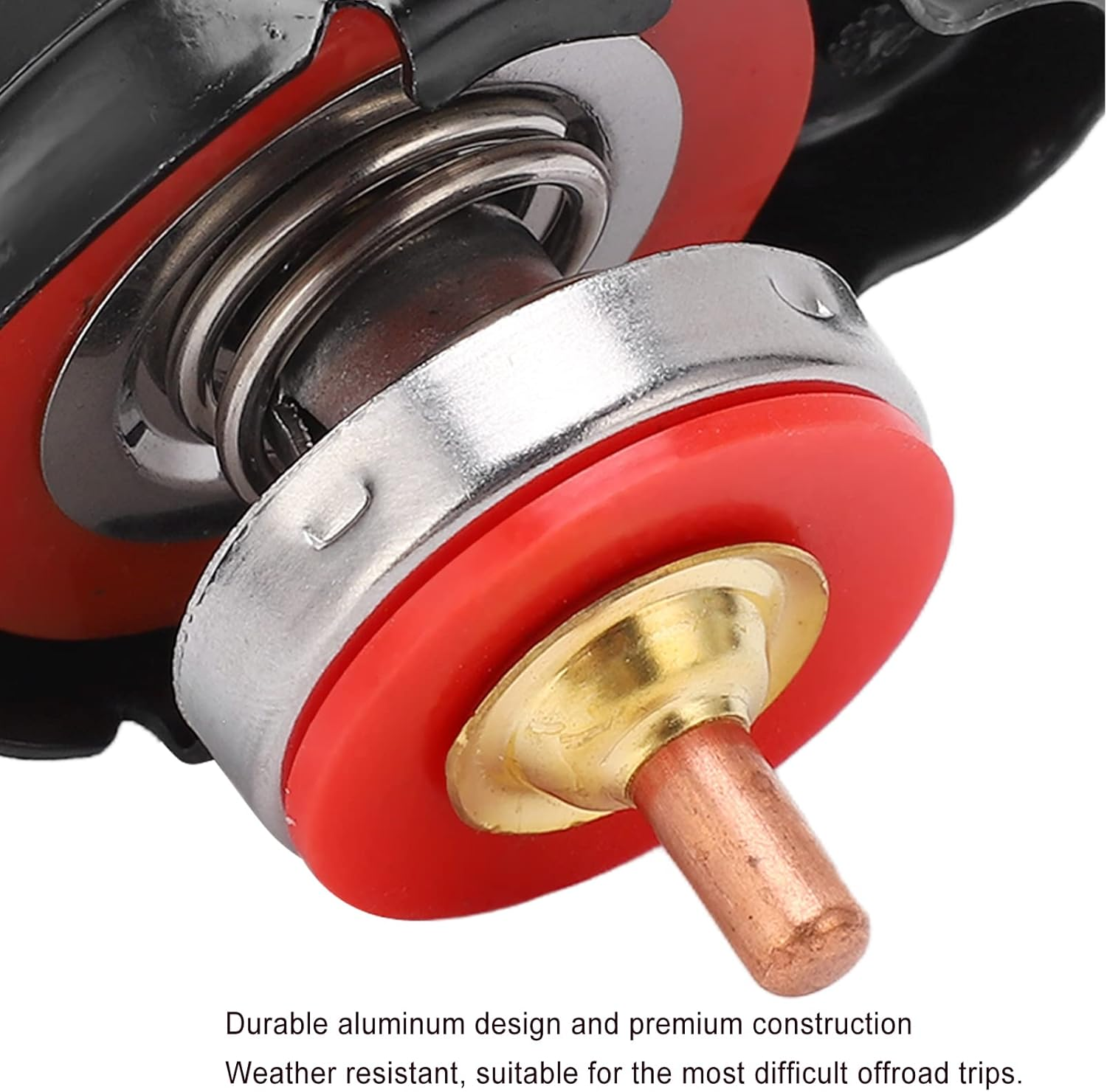 Fafeims ATV UTV Radiator Cap - Weather Resistant Solid Aluminum Construction for Off-Road Vehicles