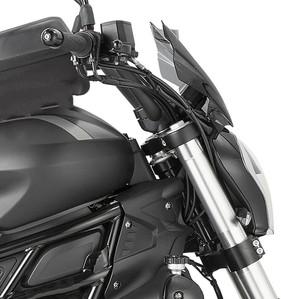 Motorcycle Accessories Motorcycle Windshield Motorcycle Parts Windshield Windscreen Wind Shield Deflectore for Benelli 502C 2019 2020 2021 (Color : Gray)