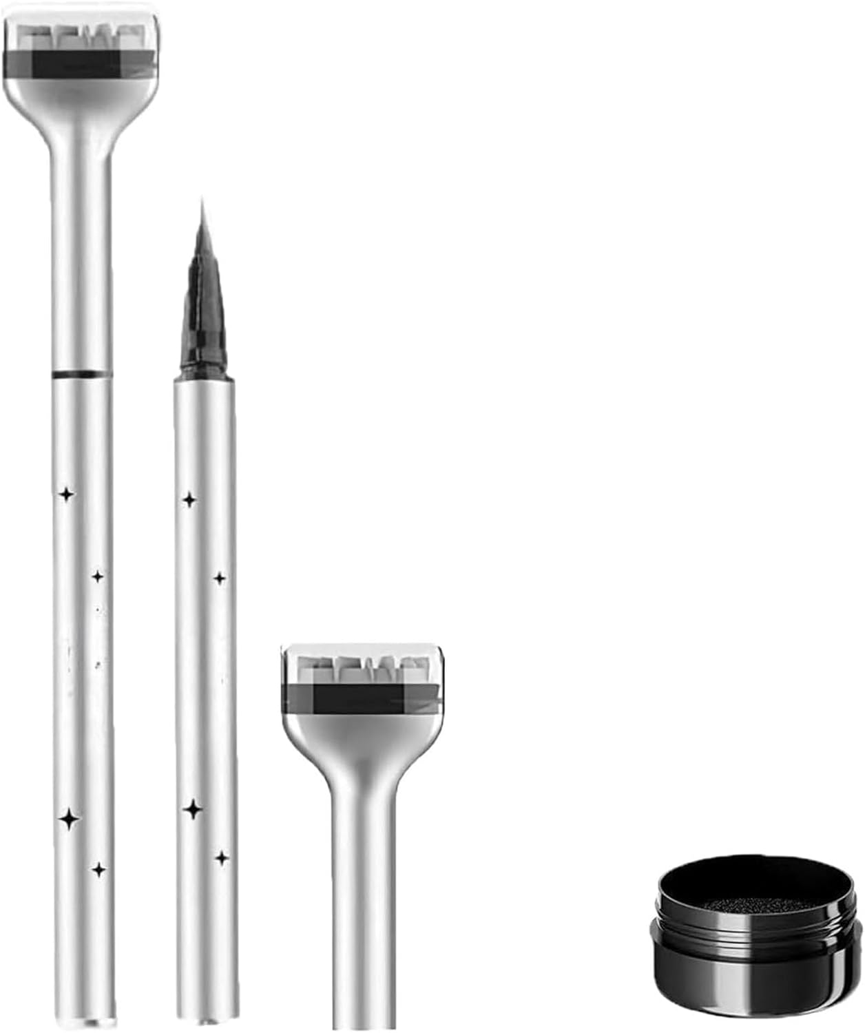 Bottom Eyelash Stamp, Bottom Eyelash Stamp Kit, Eyelash Stamper for Bottom Lashes, Lower Eyelash Waterproof Stamps, Lower Lash Stamp Kit, Lower Eyelash Stamp Waterproof (Black) image number 5