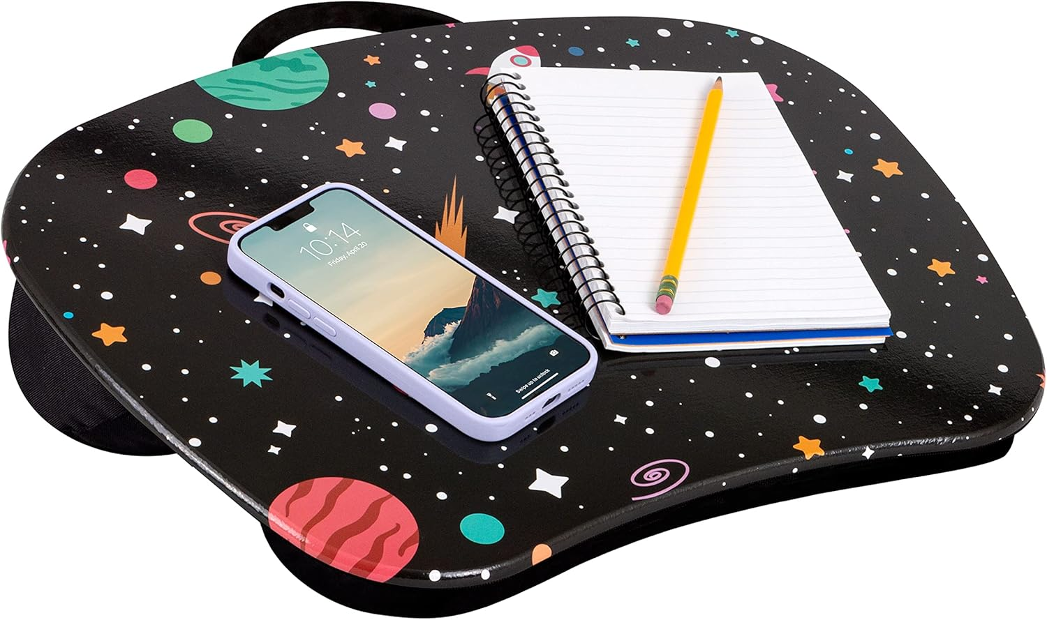 LAPGEAR Mystyle Portable Lap Desk with Cushion - Space Odyssey - Fits up to 15.6 Inch Laptops - Style No. 45337 image number 4