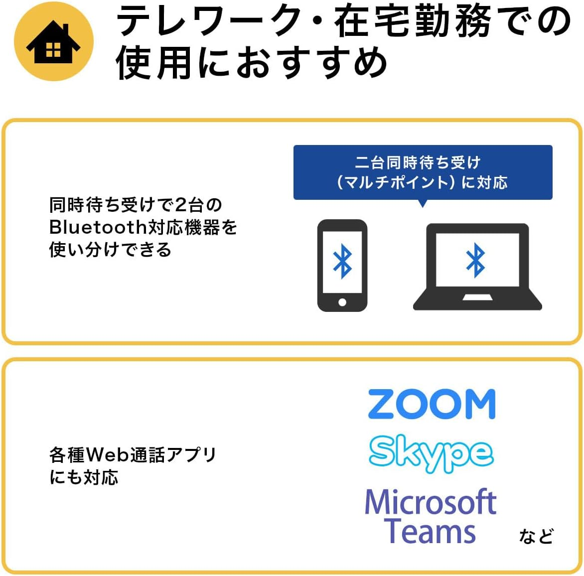 Sanwa Supply MM-BTMH52BK Ultra-Small Bluetooth Single Ear Headset (With Charging Case) image number 6