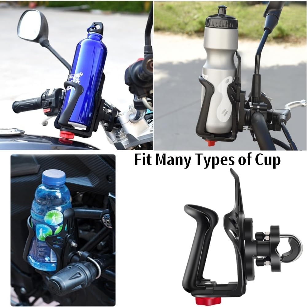 Bike Water Bottle Holder, Bottle Cup Holder for Bicycle and Motorcycle with Install Tool image number 3