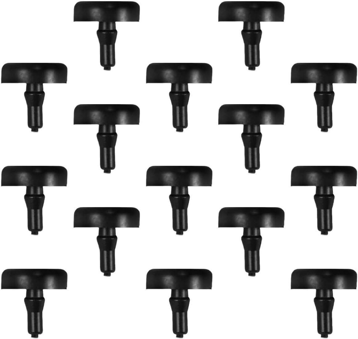 GALPADA 15Pcs Brake Light Switch Rubber Stoppers for Car Brake Clutch Pedal Replacement Automotive Stopper Compatible with Multiple Vehicle Models Black image number 2