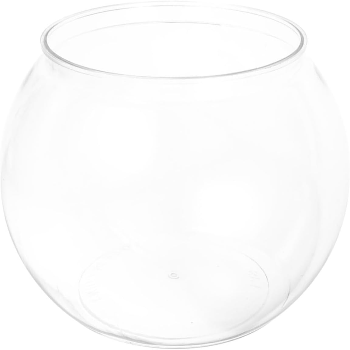 FONDOTIN Tabletop Fish Tank Transparent Decorative Aquarium for Goldfish and Betta Stylish Clear Fish Bowl for Home Office Container for Aquatic Plants and Pets image number 1