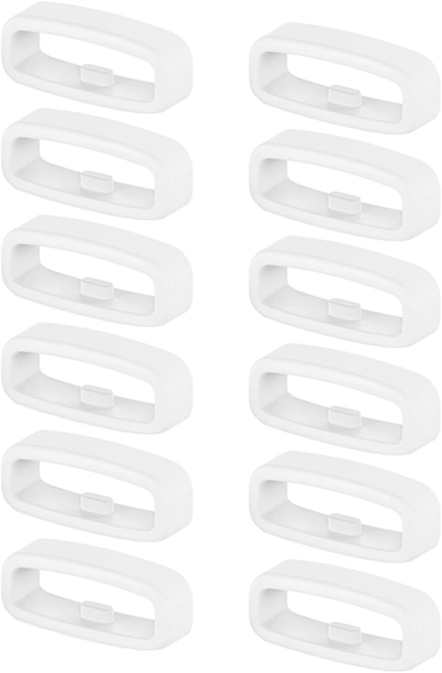 12 Pack Wristwatch Bands Fastener Rings Replacement for Garmin Venu 4 41Mm, T Tersely 18Mm Silicone Band Keeper Retainer Holder Loops for Garmin Forerunner 265S/Music/255S/Music, Venu 3S/2S, Vivoactive 3S/4S image number 5