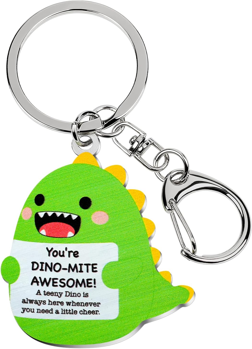 Titanape Keyring Gifts for Women Girls Daughter Best Friends Niece, Inspirational Animal Keyrings Keychains Lover Present for Christmas Birthday Easter Gift, Backpack Car Keys Accessories