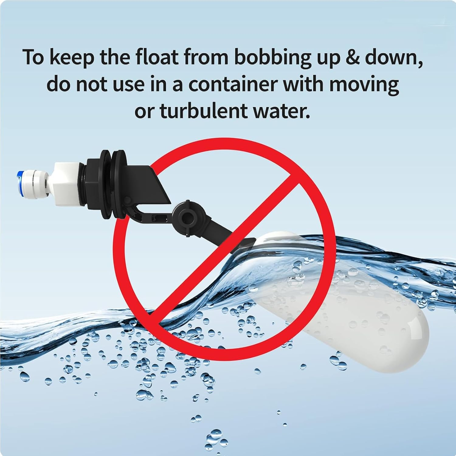 3 Pcs Float Valve Set, 1/2 in (1.27 CM) Water Supply Pipe Float Valve with Adjustable Arm, Automatic Water Level Control for Pools, Aquariums, and Livestock Drinking Troughs image number 2