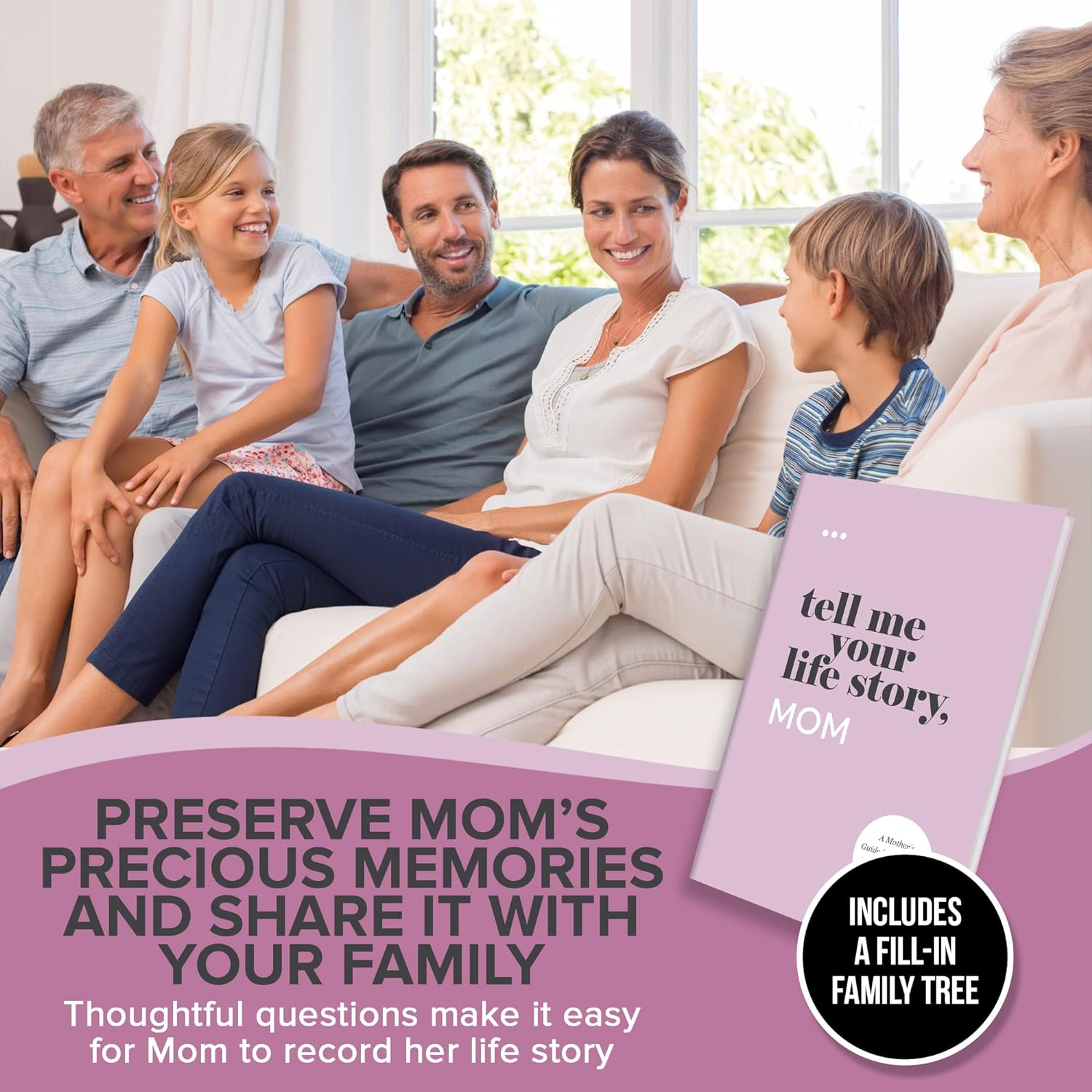 Tell Me Your Life Story, Mom: a Mother&rsquo;S Guided Journal and Memory Keepsake Book image number 3