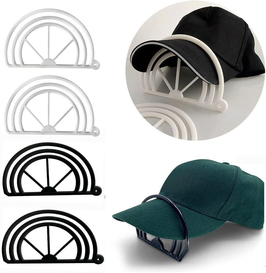 Brim Bender (4-Pack) - Perfect Hat Curving Band, Steaming Optional - Convenient Shaper Design with Dual Option Bill Bender Slots image number 2