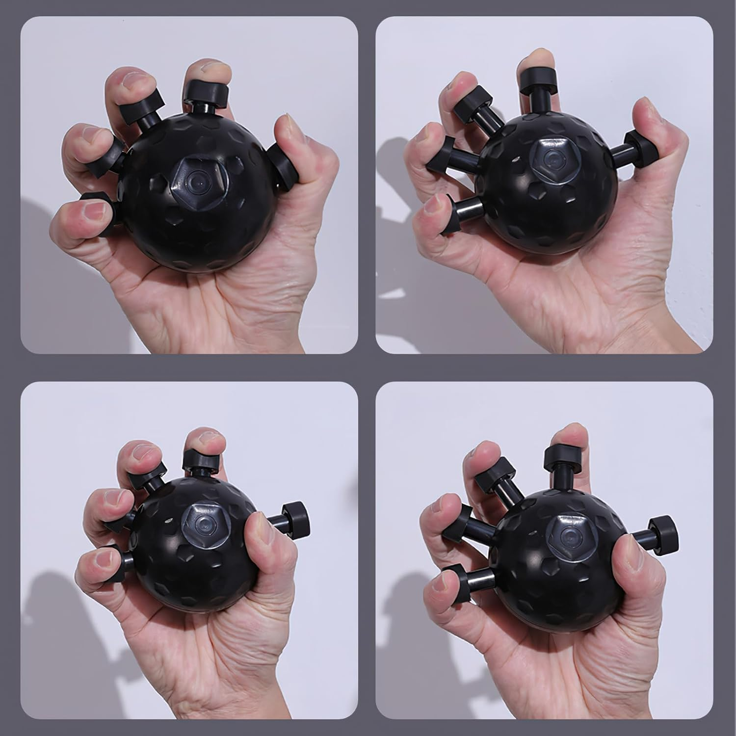 Grip Strength Trainer,Hand Grip Strengthener,Strength Training Grip Strengtheners,Forearm Trainer,Finger Strengthener Exerciser,Hand Strengthener Exercise Ball,Finger Grip Power for Muscle Building image number 6