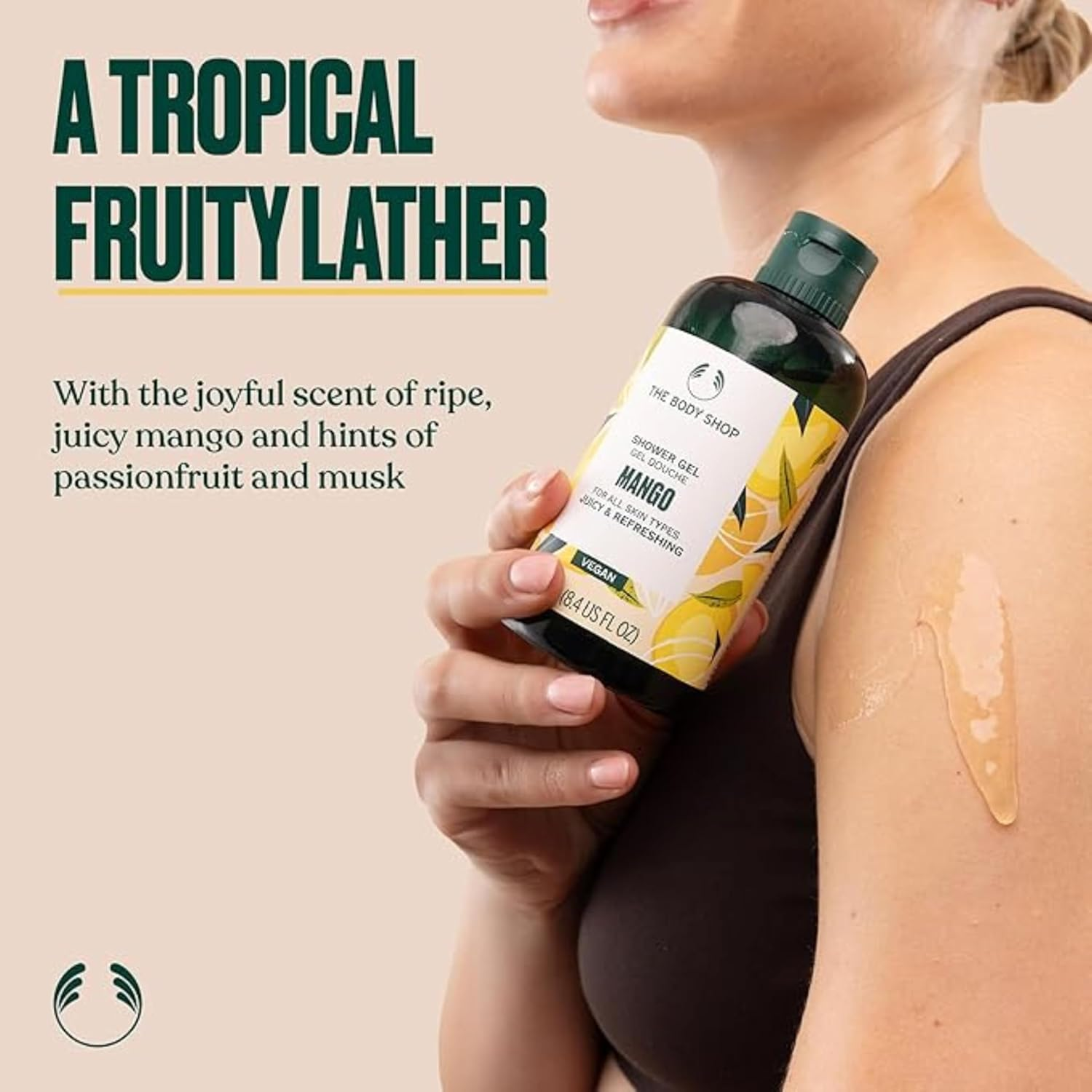 The Body Shop Mango Shower Gel | 250Ml | Hydrating Body Wash for Women and Men | Suitable for All Skin Types | 92% Ingredients of Natural Origin | Cruelty Free & Vegan | Dermatologically Tested image number 3