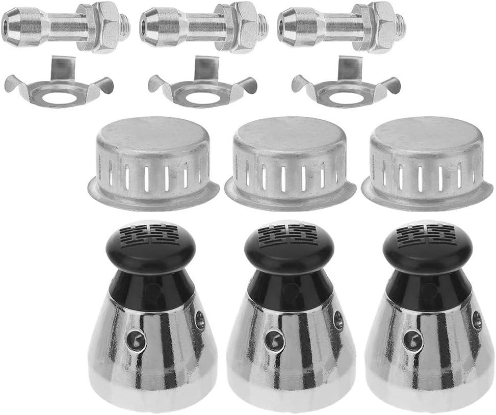 Zerodeko Pressure Cooker Jigger Valve Replacement Kit 12Pcs Aluminum Cookware Pressure Cooker Parts image number 4