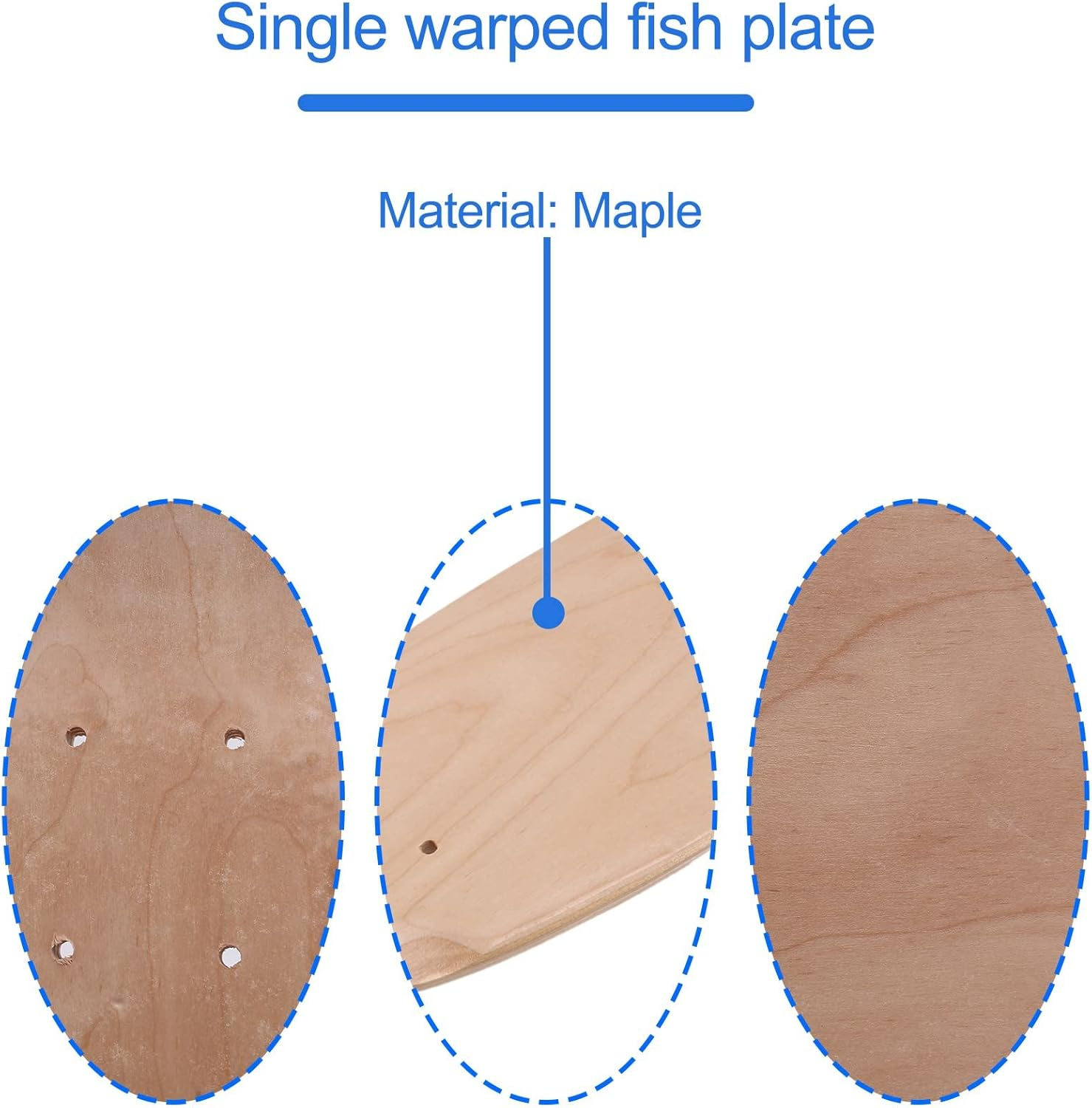 Oidnvay 22Inch Blank Skateboard Deck Natural 55.5X15Cm Maple Banana Sliding Cruising Skating Single Rocker Board DIY Decks image number 5