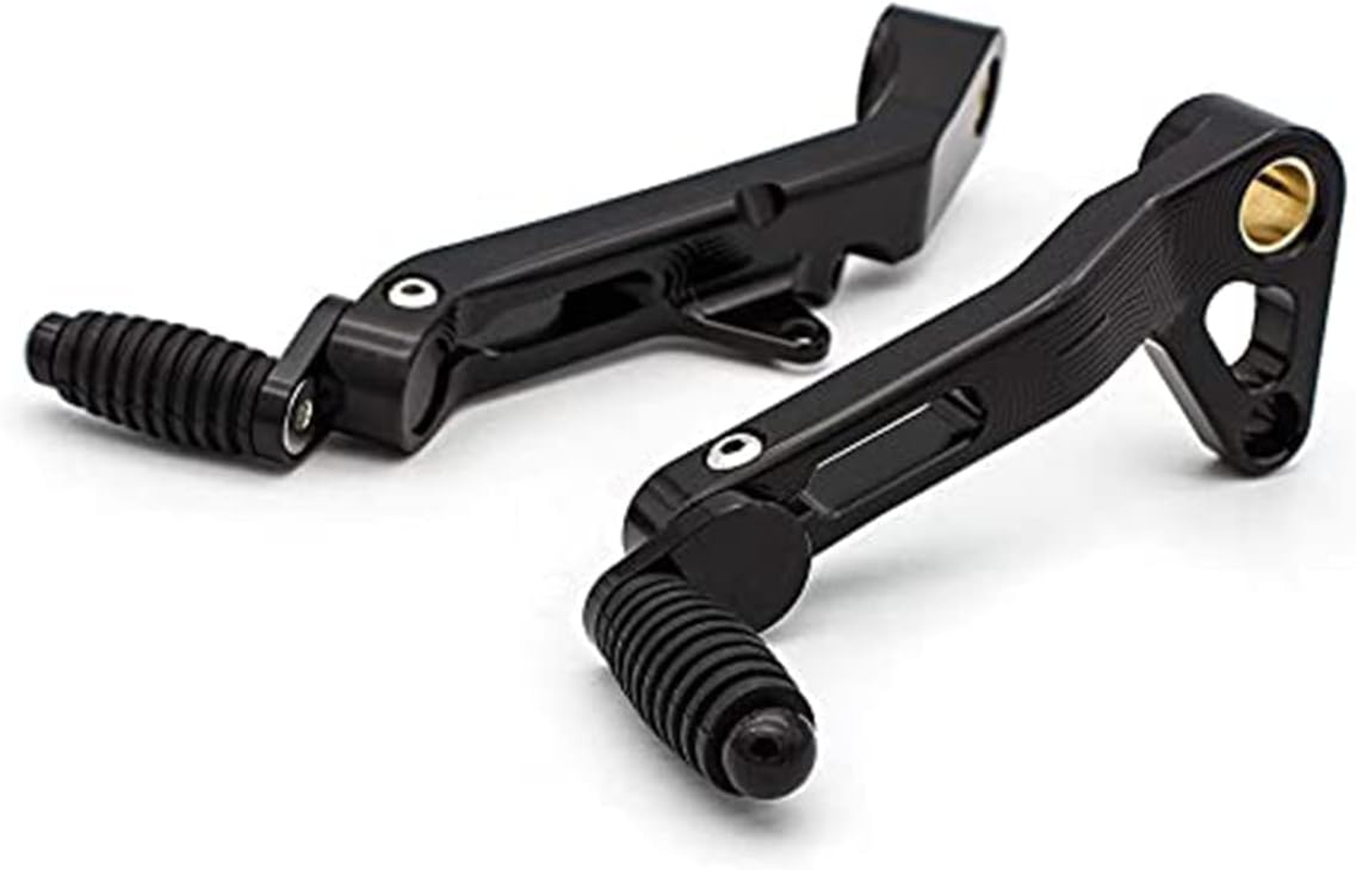 PROCNC Motorcycle Brake Clutch Gear Pedal Lever Pour for Ducati Monster 821 1200 1200R 2014 2015 2016 2017 2018 2019 (Black)