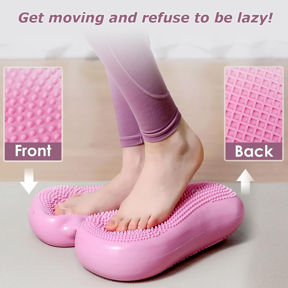 Inflatable Steppers,Balance Training Mat,Exercise Supply Step,Platform Exercise Step,Foot Massage,Foot Pedal Exerciser,Balance Training Equipment,For Yoga,Sports image number 4