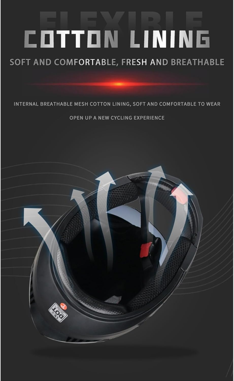 Bluetooth Modular Motorcycle Helmet DOT/ECE Approved Full Face Flip up Anti-Fog Double Sun Visor Helmet for Adults H,XL (61-62Cm) image number 2