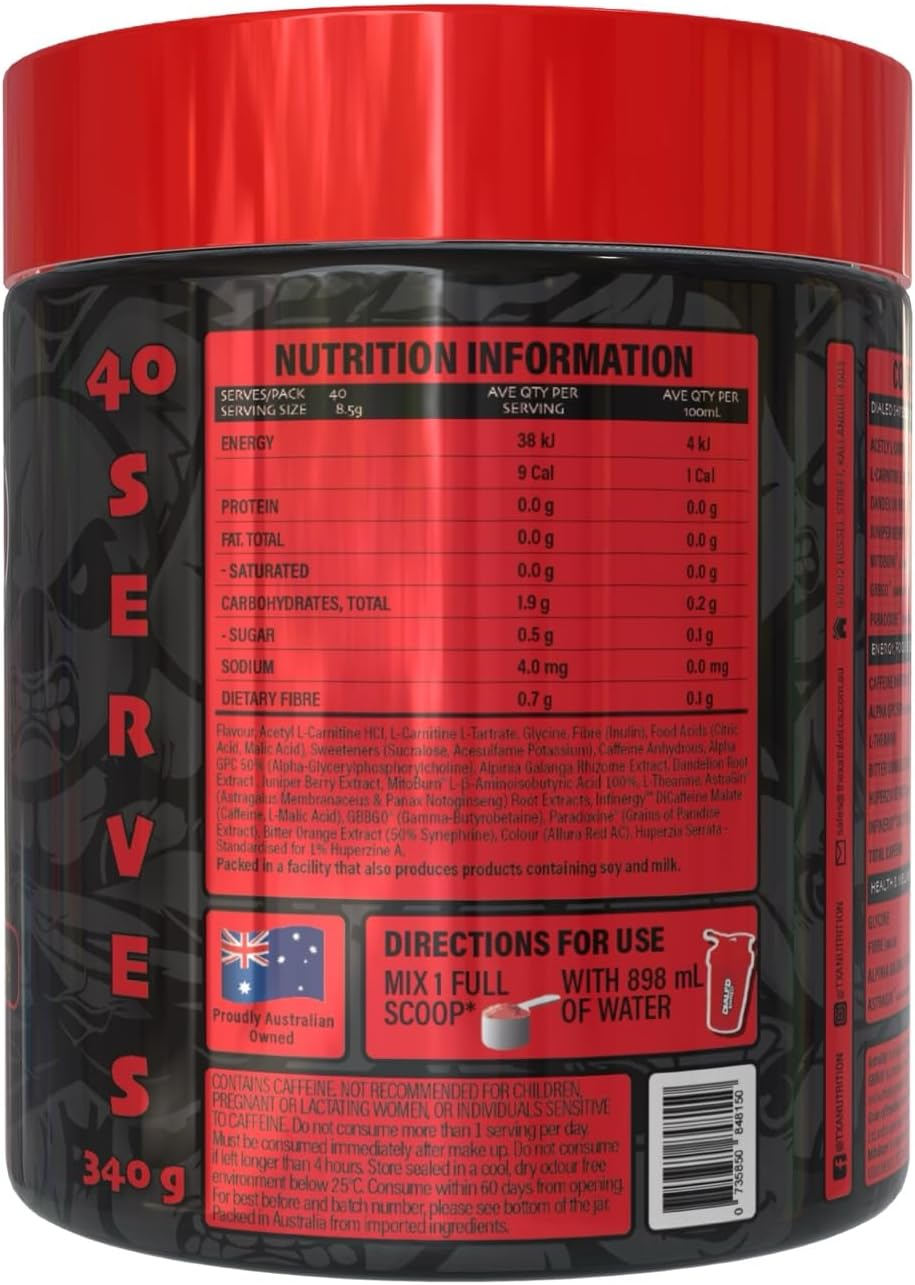 The X Athletics Dialed Shred, Creaming Soda Raspberry, 40 Serves image number 3