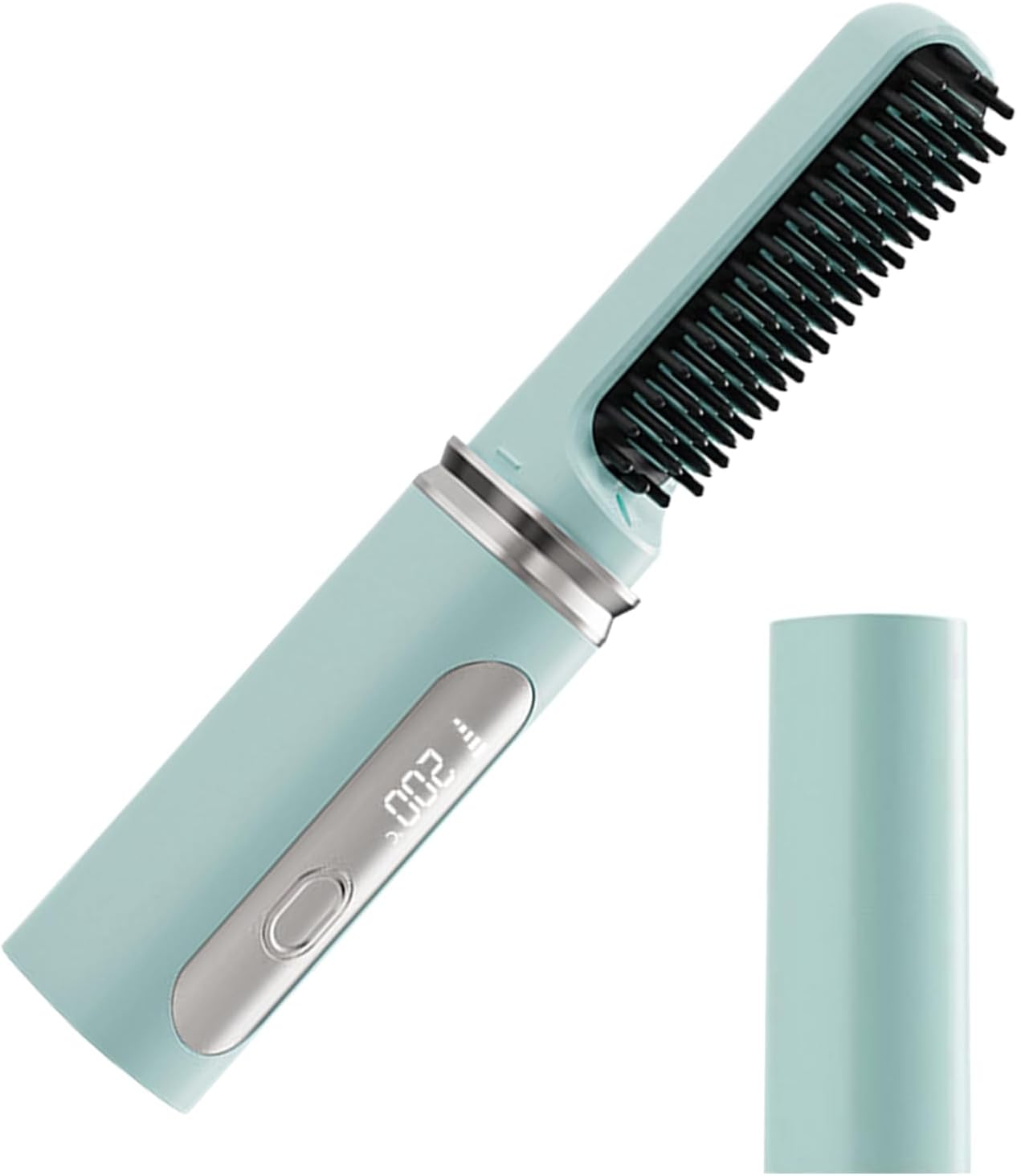 Straightening Brush - Cordless Hair Straightening Brush,Usb Rechargeable Fast Heating Curling Iron Comb Styling Tools for Women Girls All Types Volumizing