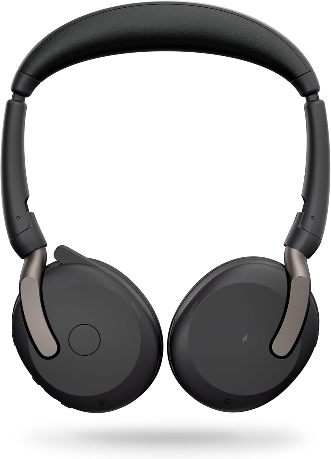 Jabra Evolve2 65 Flex Wireless Headset - Bluetooth - 6X Mic - ANC Active Noise Cancelling in Microphone & Headphones - Rich, Immersive Sound - on Ear - 32Hr Batt - UC Certified - Office PC - USB C