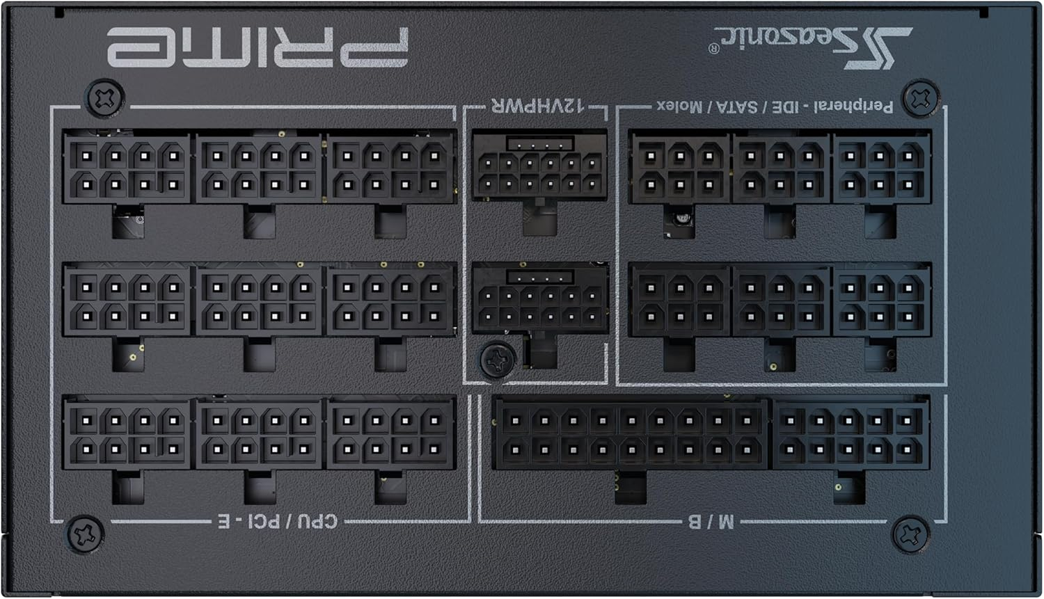 Seasonic Prime TX-1600 ATX 3.0 1600W Platinum Modular Power Supply Unit image number 5
