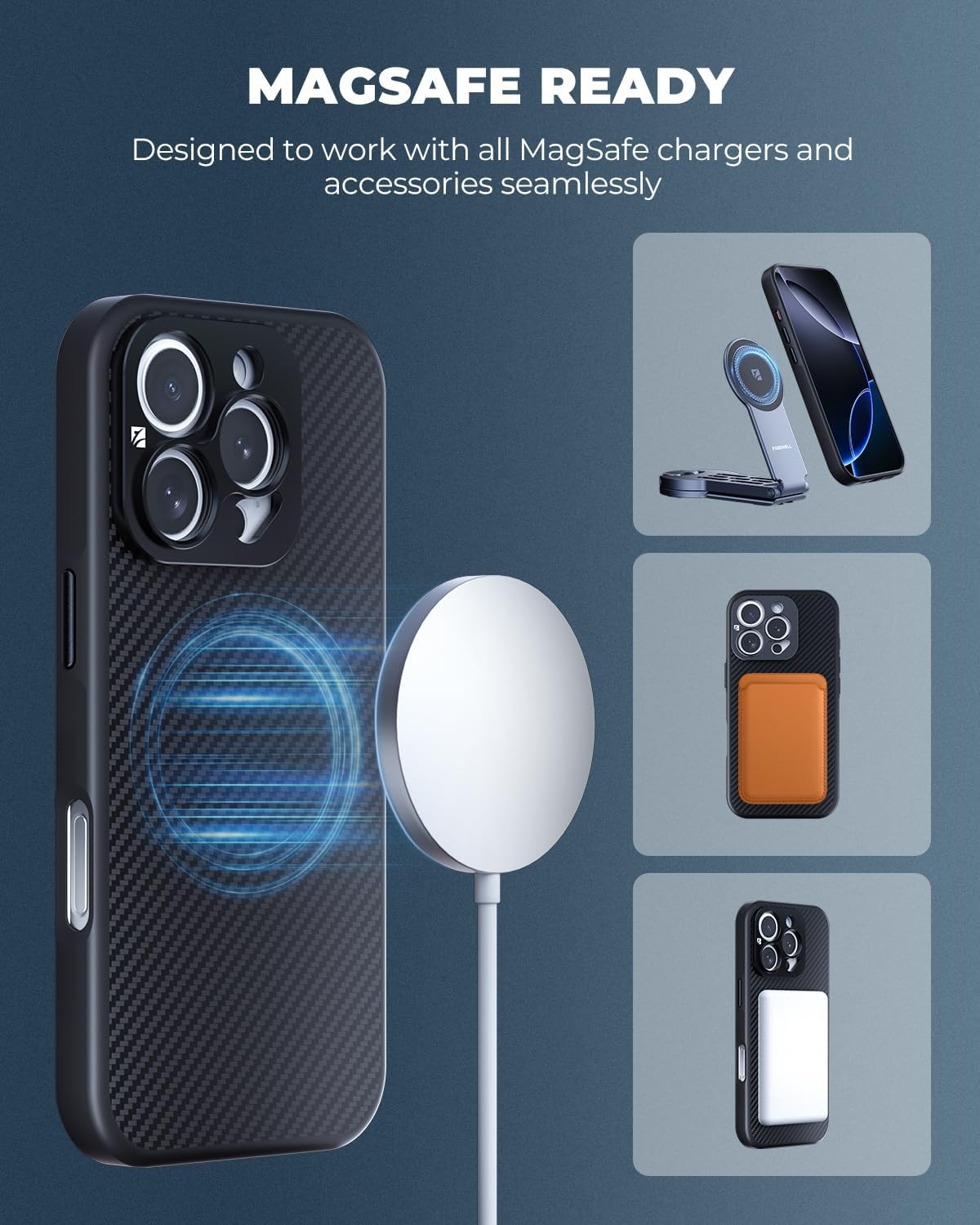 FREEWELL Pro Filmmaker Case for Iphone 14 Pro - Magnetic Filter Mount & 17Mm Lens Slot Black image number 4