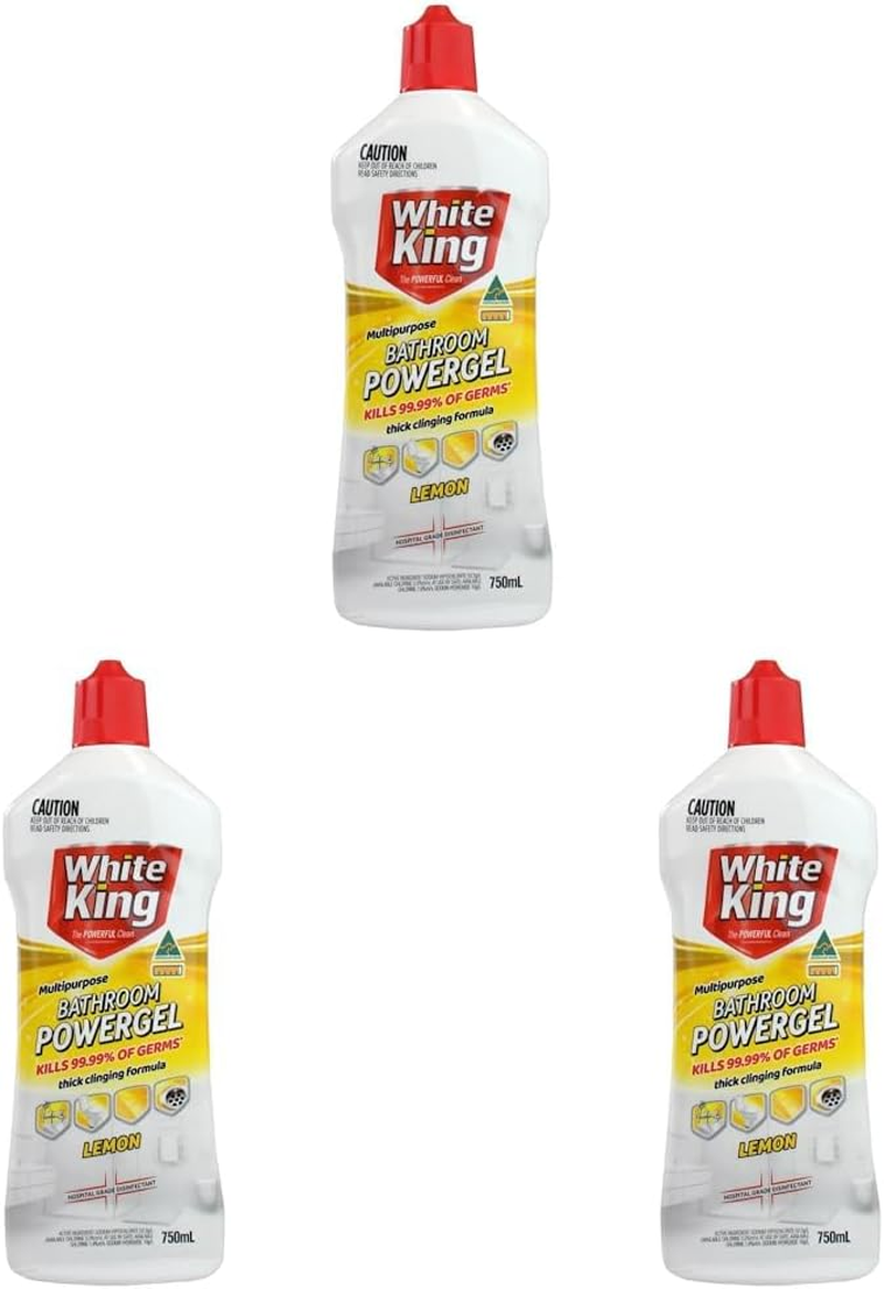 White King Lemon Bathroom Gel 750 Ml