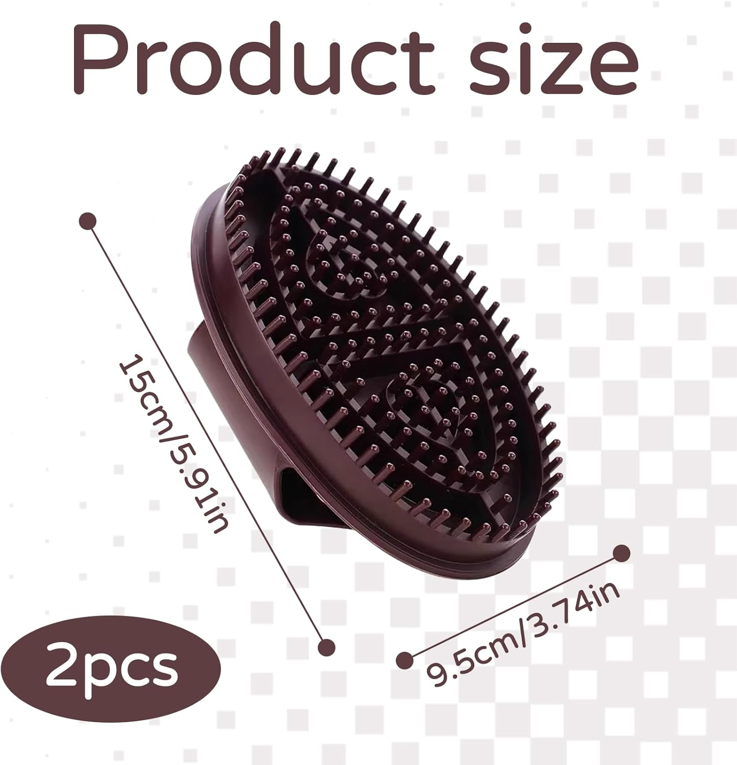 2 PCS Meridian Brush Massage Brush,Meridian Brush Body,Brush for Belly Body Brush, for Scalp Full Body Relaxation Massage Gentle Exfoliation, Moisturizing image number 2