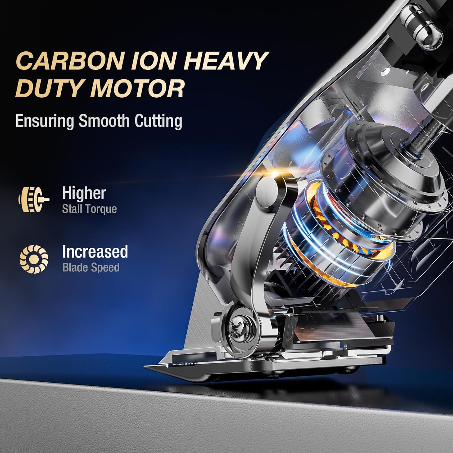 SUPRENT Professional Hair Clippers for Men, Cordless Hair Cutting Kit, Barber Clippers & Zero-Gapped Trimmer Combo with Type-C Rechargeable, Titanium Plated Ceramic Blade (Silver) image number 2